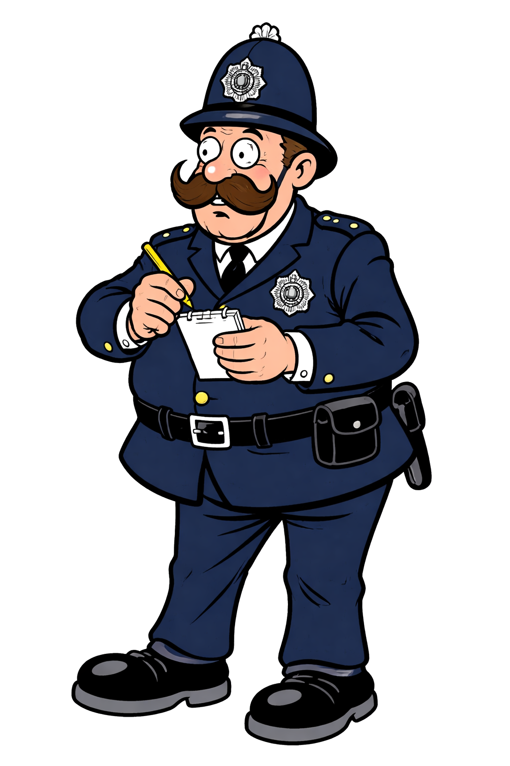 Prank gift police character